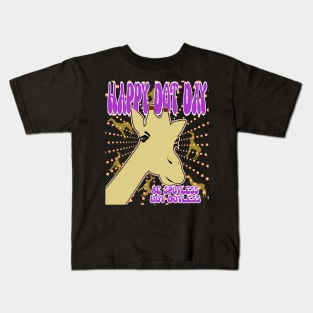 Happy Dot Day Spotless Giraffe Kids T-Shirt